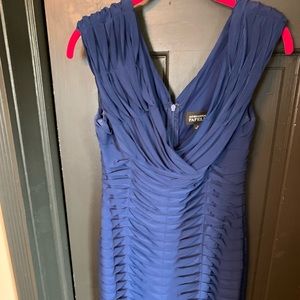Blue cocktail dress